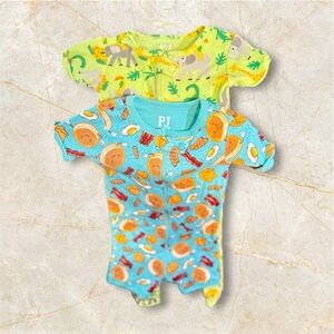 Colorful Baby Onesies Set